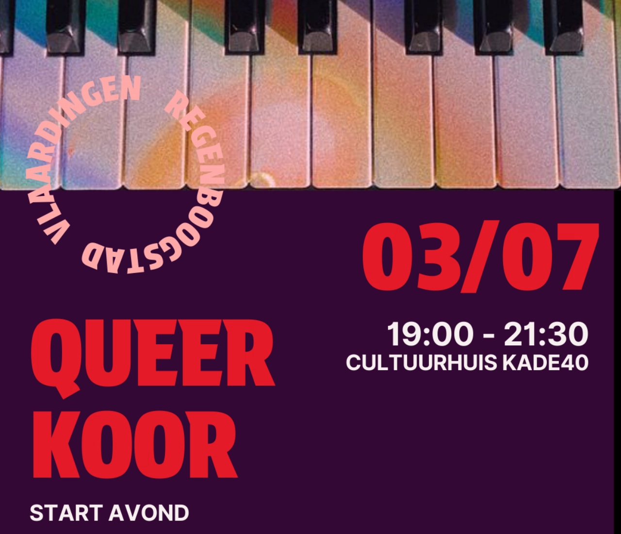 Vlaardingen Regenboogstad: queer koor